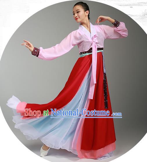 China Korean Nationality Stage Performance Clothing Korea Ethnic Dance Garments Minority Woman Solo Dance Dress