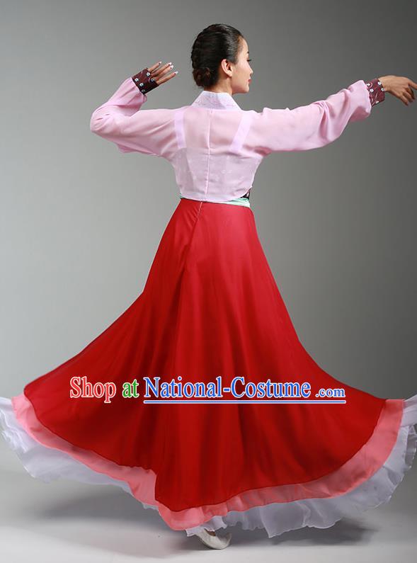 China Korean Nationality Stage Performance Clothing Korea Ethnic Dance Garments Minority Woman Solo Dance Dress