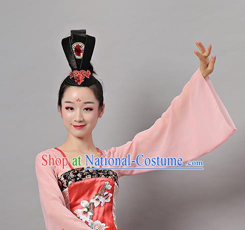 Top Chinese Classical Hanfu Dance Pink Dress Woman Court Dance Garment Costume Traditional Stage Performance Clothing