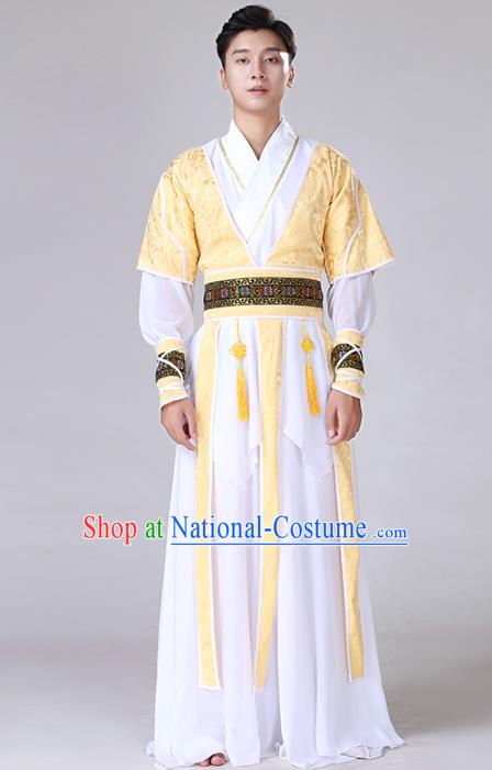 Chinese Male Solo Dance Outfits Stage Performance Garment Costume Classical Dance Sword Dance Clothing