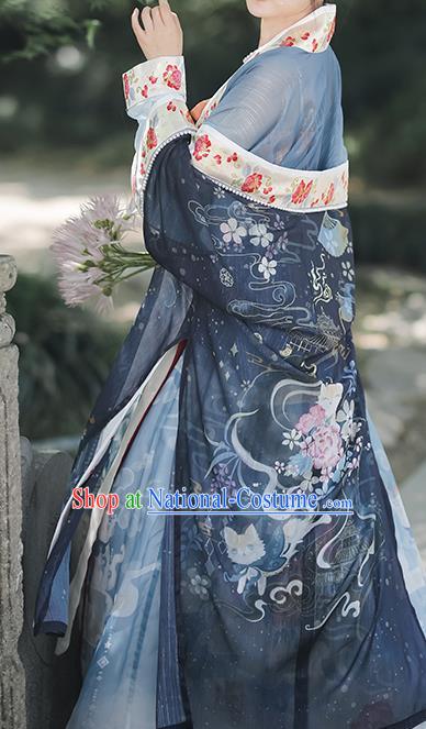 China Song Dynasty Court Beauty Historical Garment Costumes Ancient Palace Princess Hanfu Dress Clothing Complete Set