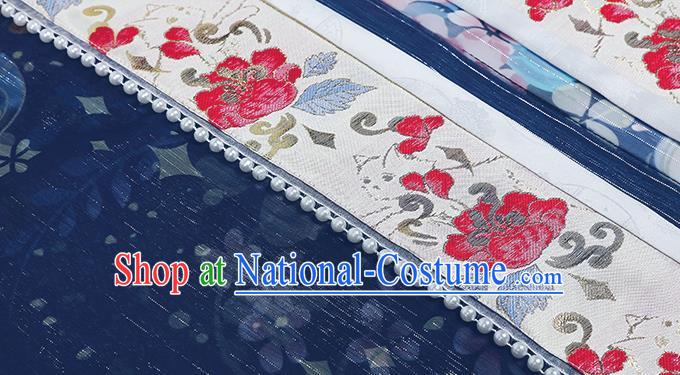 China Song Dynasty Court Beauty Historical Garment Costumes Ancient Palace Princess Hanfu Dress Clothing Complete Set