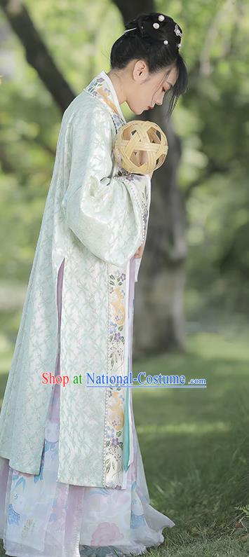 China Traditional Song Dynasty Palace Princess Historical Garments Clothing Ancient Court Beauty Hanfu Dress Costumes