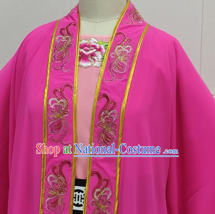 China Peking Opera Scholar Rosy Garments Traditional Beijing Opera Xiaosheng Clothing