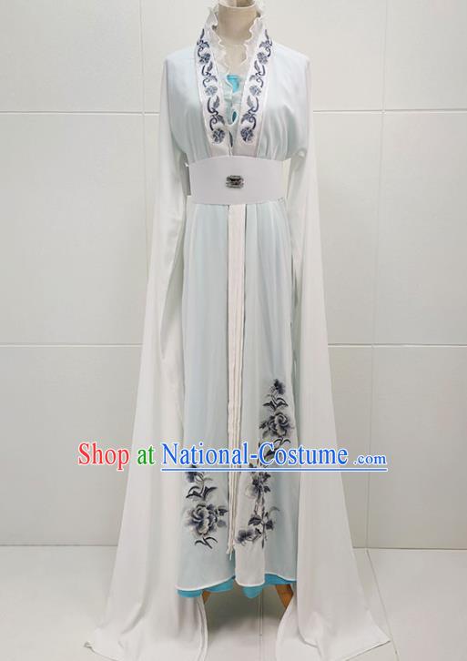 Chinese Beijing Opera Diva Clothing Traditional Shaoxing Opera Young Beauty Water Sleeve Dress Garments