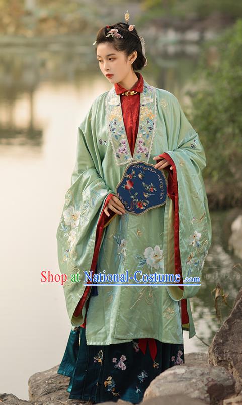 China Ancient Noble Countess Hanfu Dress Garments Traditional Ming Dynasty Court Woman Historical Clothing Full Set