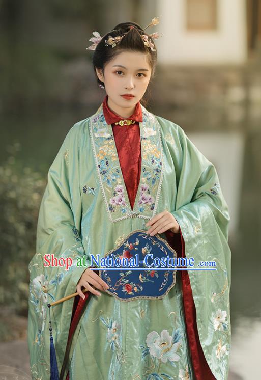 China Ancient Noble Countess Hanfu Dress Garments Traditional Ming Dynasty Court Woman Historical Clothing Full Set