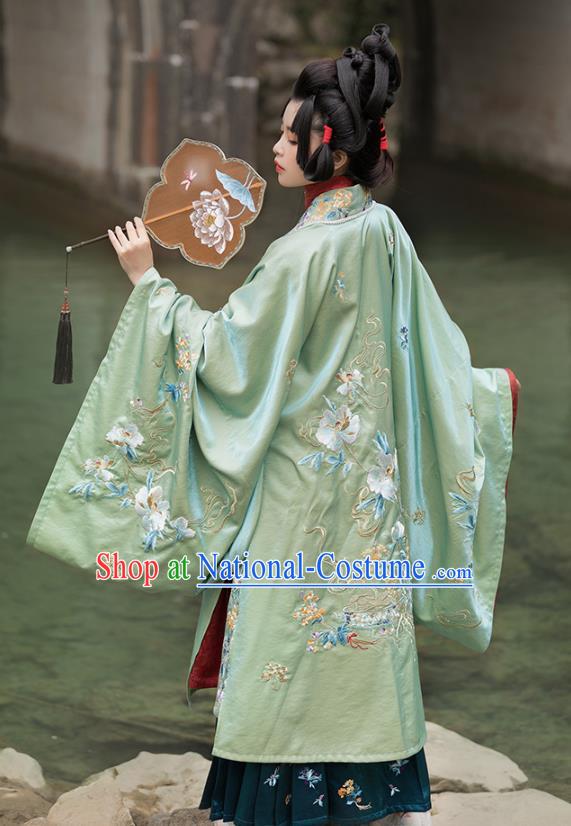 China Ancient Noble Countess Hanfu Dress Garments Traditional Ming Dynasty Court Woman Historical Clothing Full Set