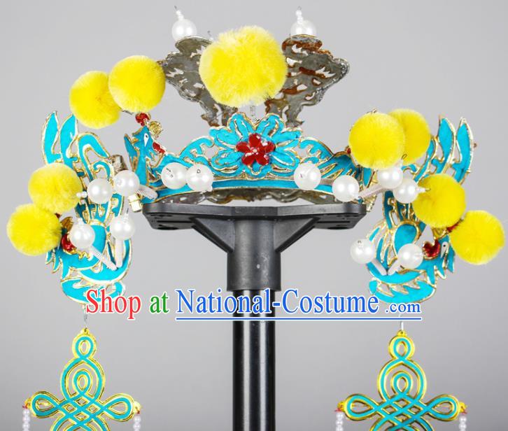 China Shaoxing Opera Scholar Hat Traditional Huangmei Opera Bridegroom Headdress Beijing Opera Xiaosheng Headwear