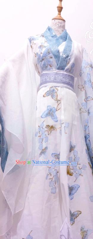 China Traditional Cosplay Han Dynasty Beauty Clothing Ancient Princess Hanfu Dress Garments