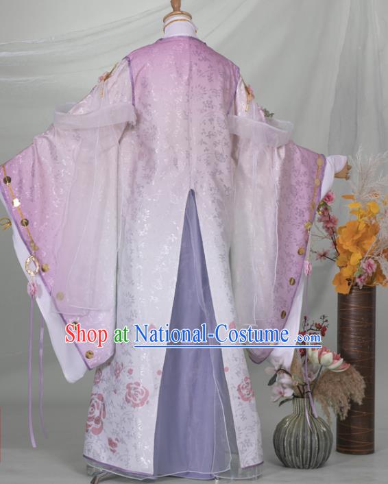 Chinese Ancient Crown Prince Hanfu Clothing Traditional Cosplay Han Dynasty Swordsman Garment Costumes