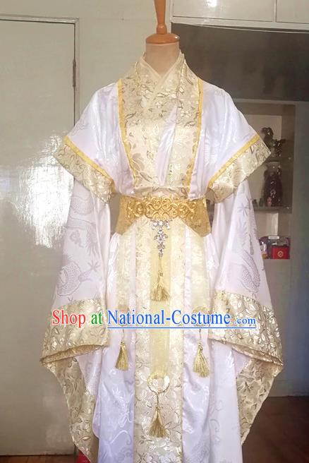 Chinese Ancient Emperor Hanfu Clothing Drama Cosplay Han Dynasty Monarch Garment Costumes