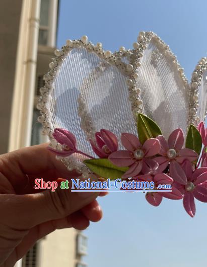 China Ancient Court Woman Lotus Hair Crown Song Dynasty Imperial Consort Headpieces Traditional Hanfu Hair Accessories