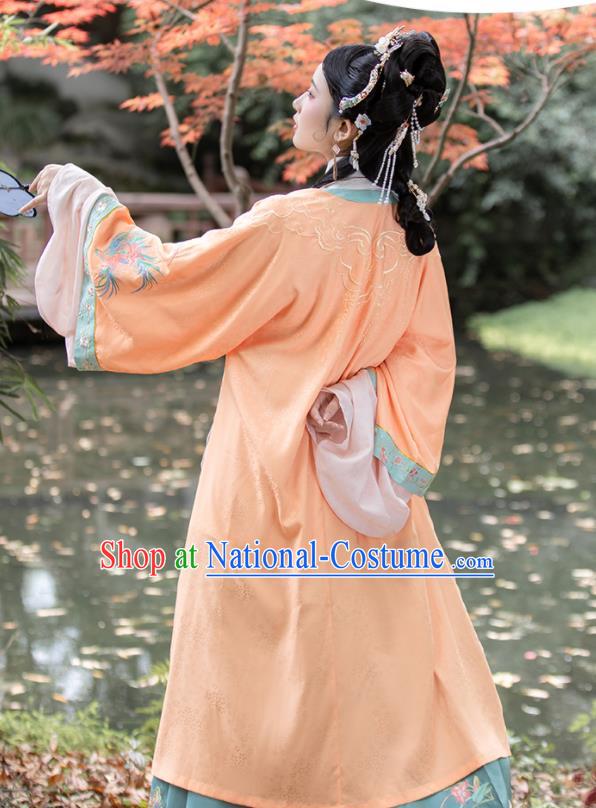 China Ming Dynasty Nobility Lady Historical Clothing Ancient Royal Princess Hanfu Dress Garments for Women