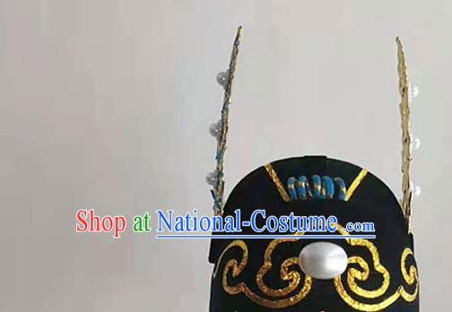 China Traditional Peking Opera Scholar Headwear Beijing Opera Xiaosheng Hat Opera Performance Hair Accessories