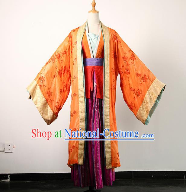 China Ancient Young Mistress Hanfu Dress Cosplay Song Dynasty Poetess Garments Traditional Drama Li Qingzhao Clothing