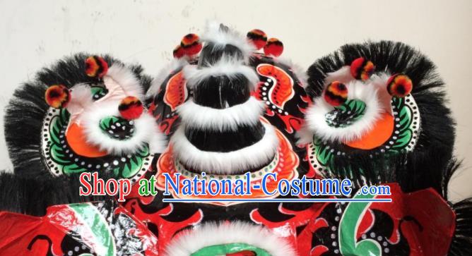 China Lion Dancing Competition Lion Head Lion Dance Fur Costumes Southern Lion Performance Uniforms