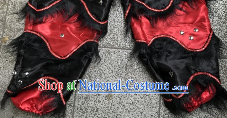 China Lion Dancing Competition Lion Head Lion Dance Fur Costumes Southern Lion Performance Uniforms