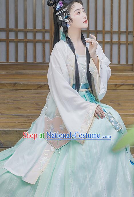 China Ancient Court Princess Hanfu Dress Antique Song Dynasty Palace Garments Traditional Imperial Consort Historical Clothing Full Set