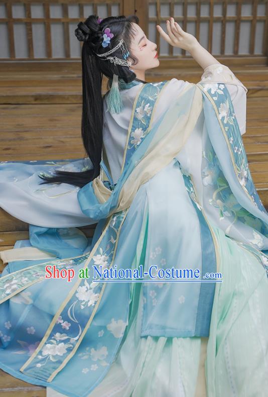 China Ancient Court Princess Hanfu Dress Antique Song Dynasty Palace Garments Traditional Imperial Consort Historical Clothing Full Set