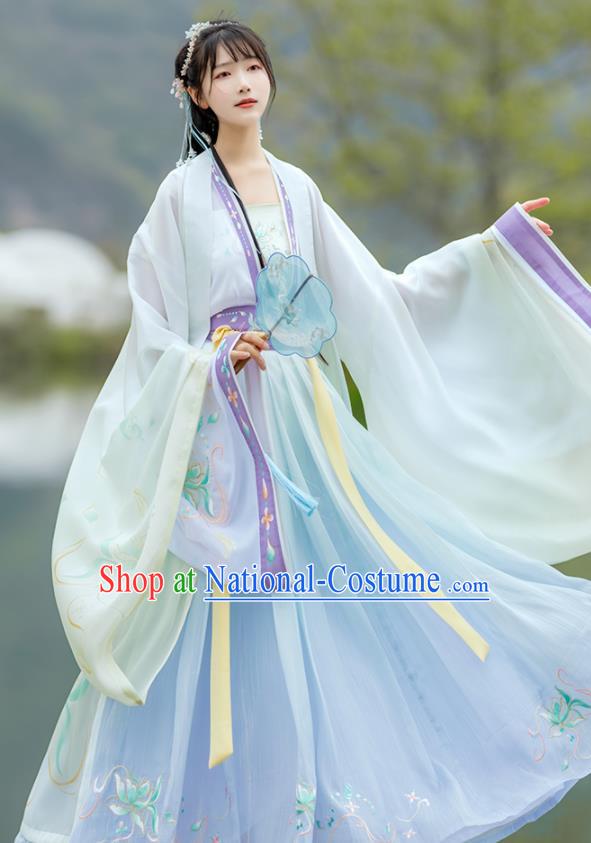 China Traditional Court Lady Historical Garments Song Dynasty Princess Clothing Ancient Noble Woman Hanfu Dress