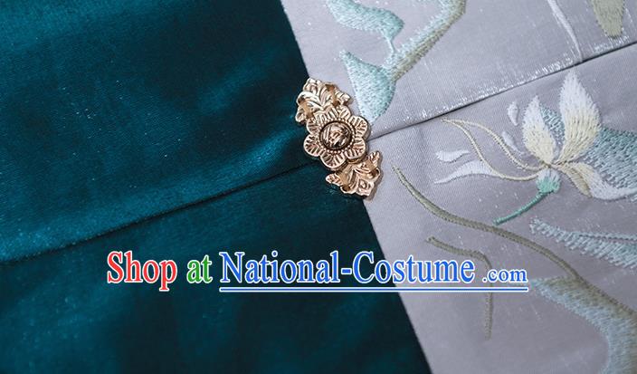 China Traditional Ming Dynasty Royal Prince Embroidered Hanfu Garments Ancient Noble Childe Historical Clothing for Men