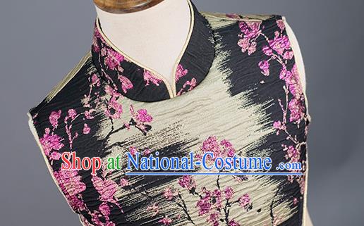 China Girl Stage Show Garments Catwalks Fashion Costume Children Performance Clothing Dance Printing Qipao Dress