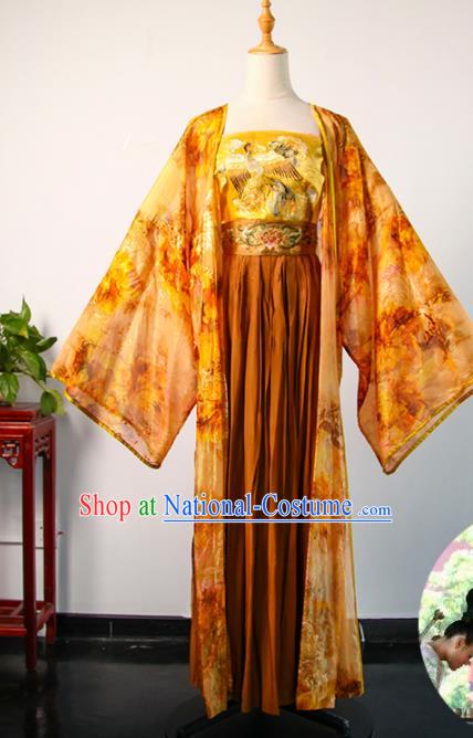 China Ancient Empress Hanfu Dress Tang Dynasty Queen Garments Traditional Drama Young Sherlock Cosplay Wu Meiniang Clothing