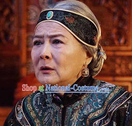 China Ancient Elderly Woman Woman Wigs Traditional Drama The Dream Of Red Mansions Hanfu Hairpieces Ming Dynasty Dame Wig Sheath