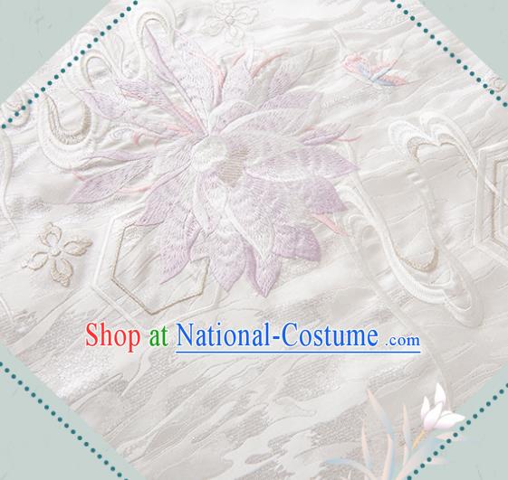 China Traditional Ming Dynasty Princess Historical Garment Costumes Ancient Young Beauty Hanfu Dress Embroidered Clothing