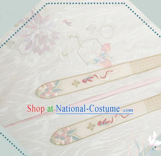 China Traditional Ming Dynasty Princess Historical Garment Costumes Ancient Young Beauty Hanfu Dress Embroidered Clothing