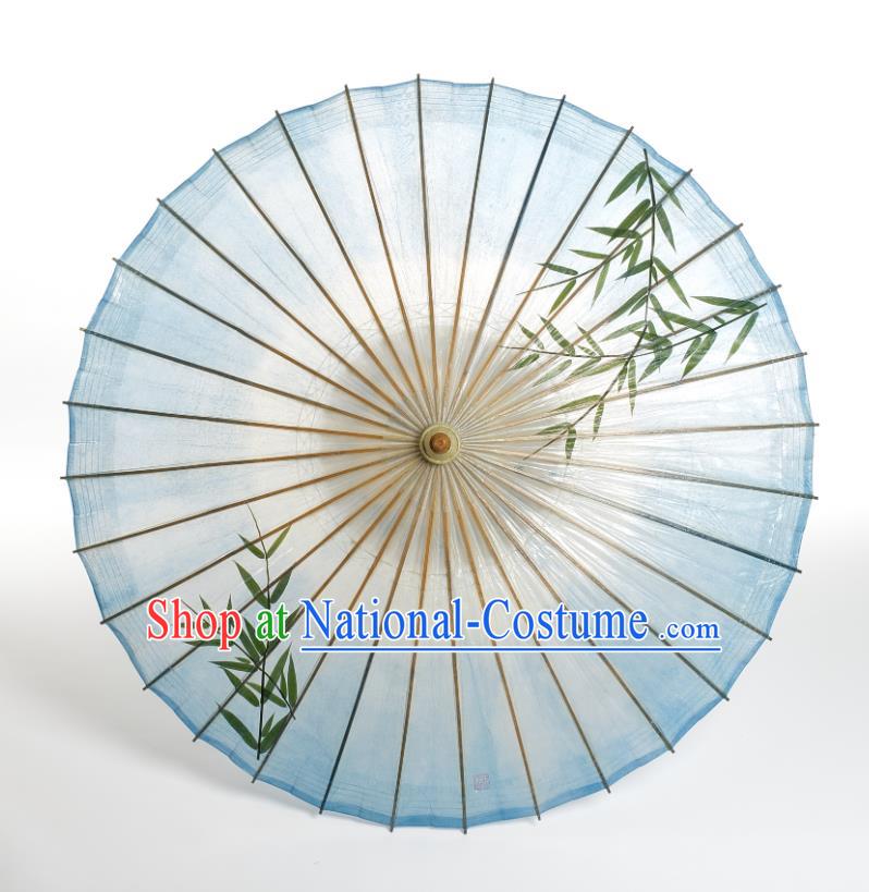 China Printing Bamboo Paper Umbrella Handmade Oil Paper Umbrella Traditional Drama Umbrellas Classical Dance Umbrella