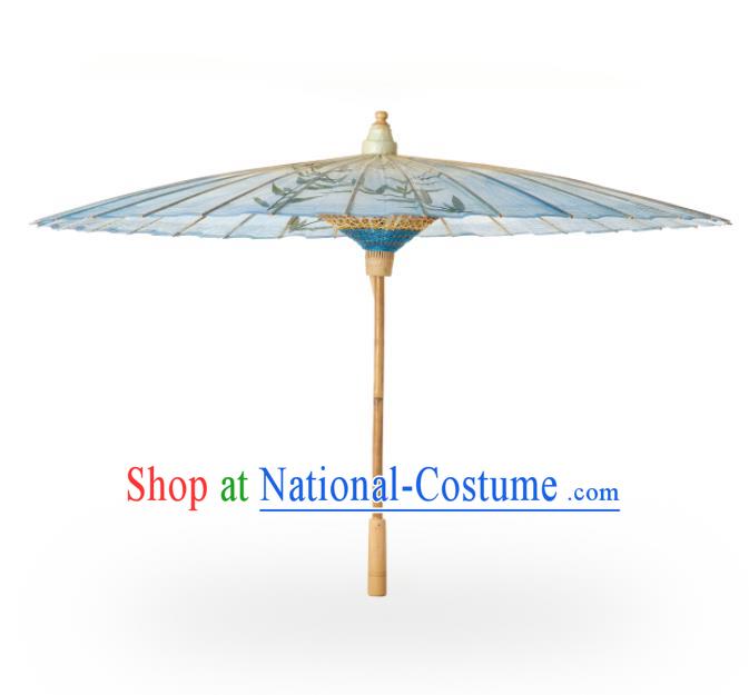 China Printing Bamboo Paper Umbrella Handmade Oil Paper Umbrella Traditional Drama Umbrellas Classical Dance Umbrella