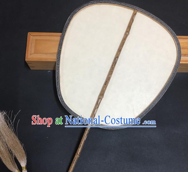 China Vintage Palace Fan Handmade Silk Fan Ancient Hanfu Fans Traditional Cultural Dance Fan