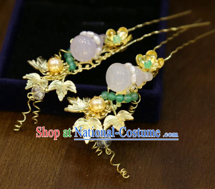 Chinese Handmade Wedding Headpieces Traditional XiuHe Hair Accessories Ancient Bride Jade Hairpins Classical Hair Combs Complete Set