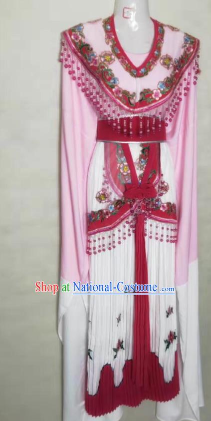 China Shaoxing Opera Noble Lady Uniforms Ancient Princess Clothing Peking Opera Actress Costumes Beijing Opera Hua Tan Dress