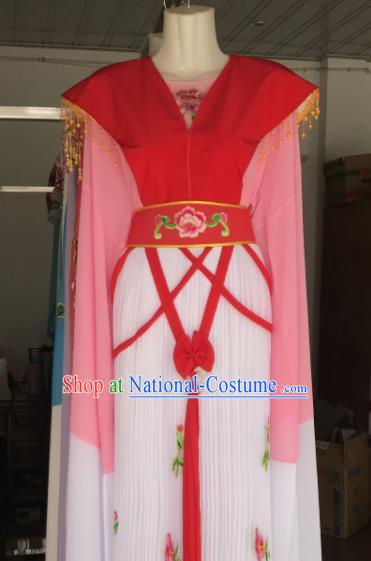 China Ancient Young Lady Clothing Peking Opera Hua Tan Dress Beijing Opera Diva Costume Shaoxing Opera Actress Fang Yafen Uniforms