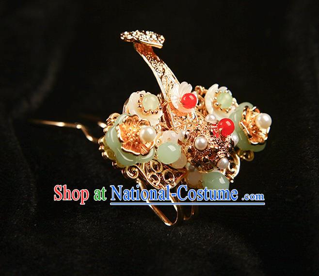 Chinese Traditional Hanfu Hair Accessories Ancient Princess Hair Stick Ming Dynasty Palace Lady Hairpin