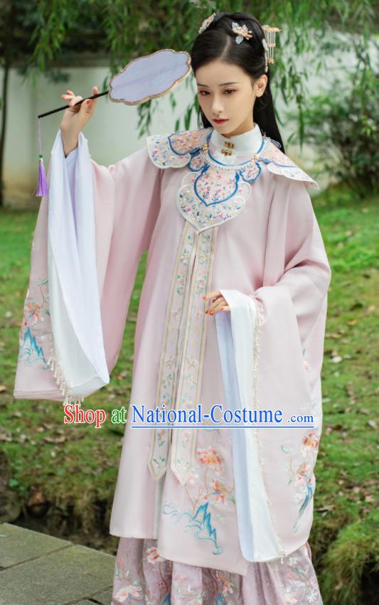 China Ancient Ming Dynasty Princess Historical Clothing Traditional Hanfu Dress Garments