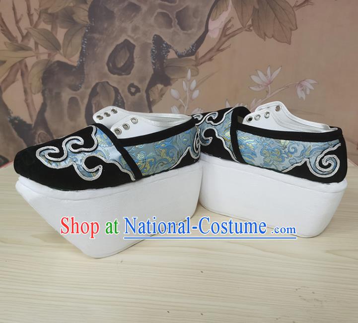 China Peking Opera Scholar Shoes Ancient Young Childe Shoes Beijing Opera Xiaosheng Shoes