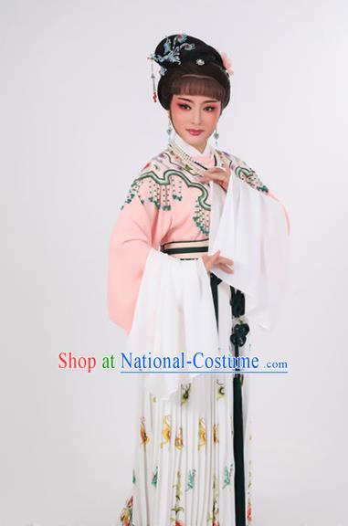 China Yue Opera Diva Garment Costumes Peking Opera Actress Clothing Ancient Noble Lady Dress