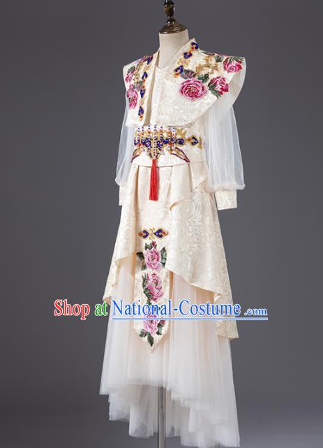 Chinese Traditional Stage Performance Costume National Girl Clothing Children Classical Dance Apparels