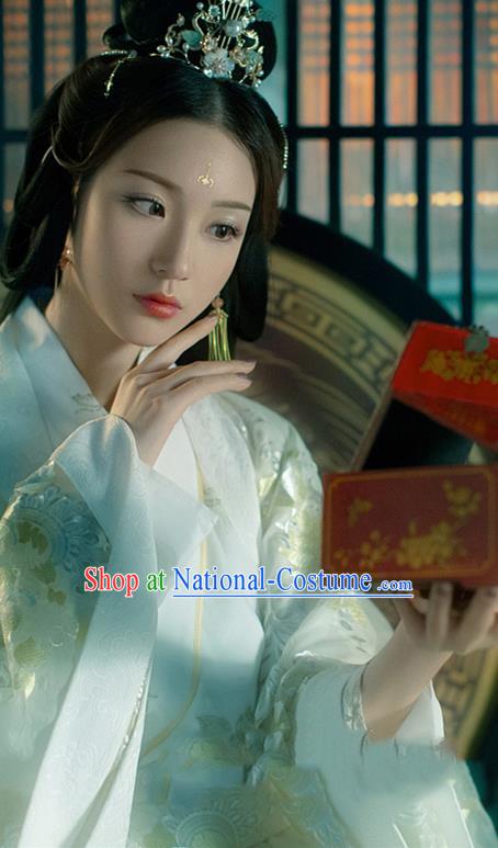 China Traditional Han Dynasty Court Beauty Historical Clothing Ancient Imperial Consort Hanfu Dress Garments