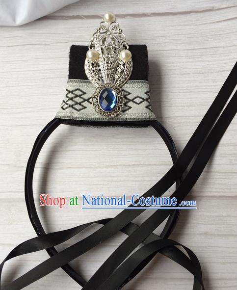 Chinese Traditional Ming Dynasty Chivalrous Man Hair Accessories Ancient Swordsman Hairdo Crown