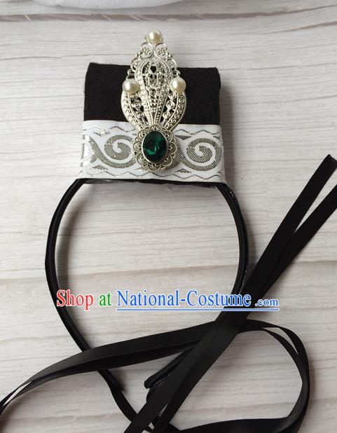 Chinese Traditional Ming Dynasty Imperial Bodyguard Hair Accessories Ancient Swordsman Hairdo Crown