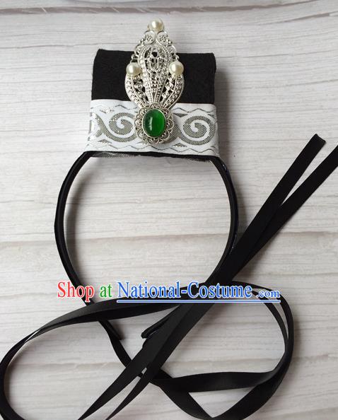 Chinese Traditional Ming Dynasty Scholar Hair Clasp Ancient Chivalrous Expert Swordsman Hairdo Crown