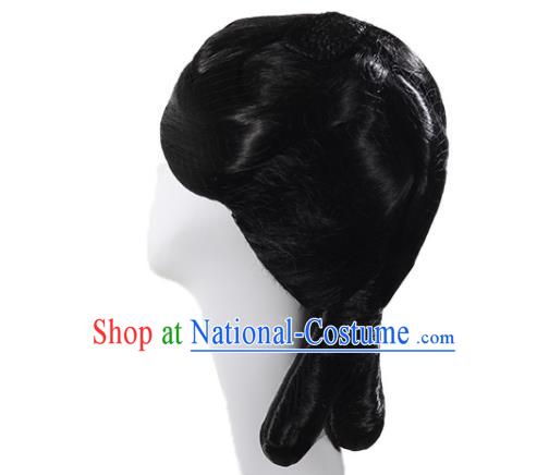 China Drama The Palace Yu Shu Hair Accessories Traditional Qing Dynasty Imperial Consort Hairpieces Ancient Manchu Lady Wigs