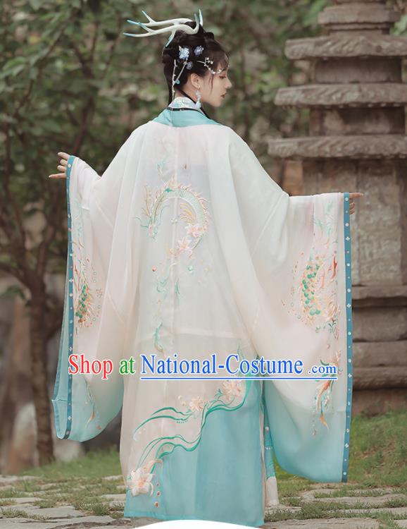 China Traditional Tang Dynasty Palace Princess Historical Garment Costumes Ancient Court Beauty Hanfu Dress Clothing