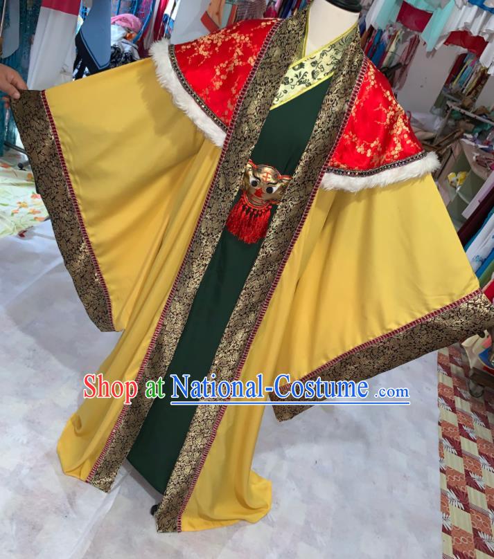 China Shaoxing Opera Prince Garment Costumes Beijing Opera Xiaosheng Embroidered Uniforms Traditional Opera King Clothing