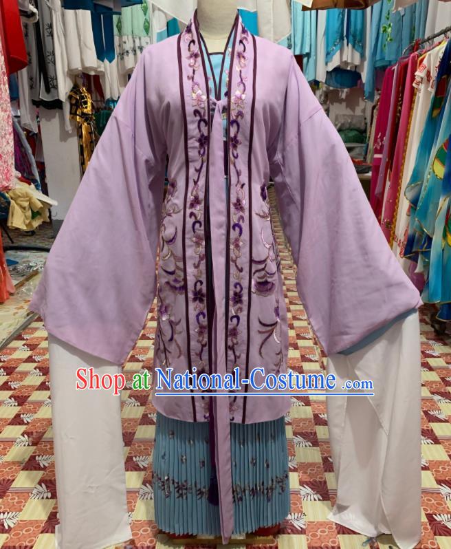 China Ancient Young Mistress Garment Costume Shaoxing Opera Actress Dress Outfits Traditional Peking Opera Diva Clothing